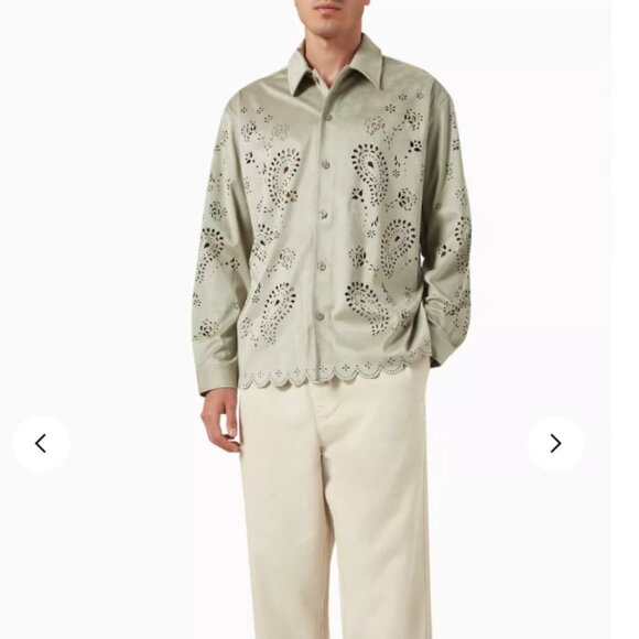 Kith  Follow Isaac Button-down Shirt in Microsuede - Picture 7 of 8